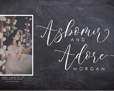 Asdore Script font