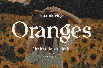 Oranges - Modern Retro Serif font