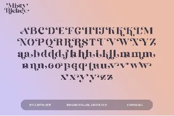 MistyRichey font