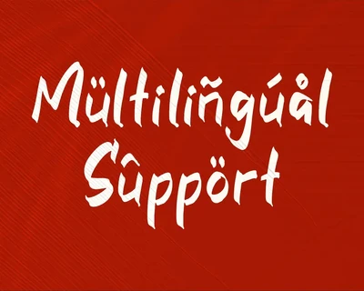 Catynburg Browling A Brush Handwritten font