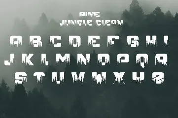Font Pine jungle