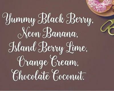 Sweetness Script font