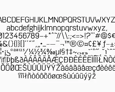 Sacklerâ„¢ sE font