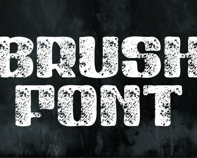 Spory Brocking Brush font