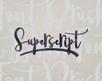 Better Brush font