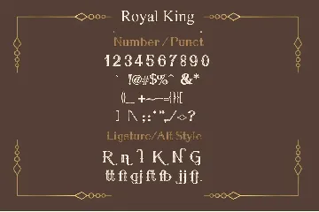 Royal King Vintage Serif Modern Font