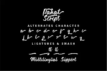 Pahat Script font