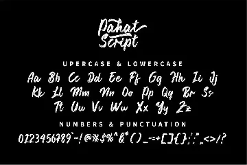 Pahat Script font