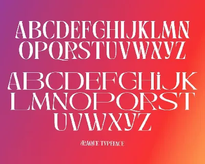 Raque - Modern Serif font