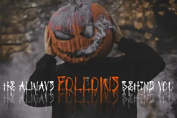 Haloween Freaky Horror Display Font