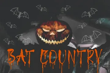 Haloween Freaky Horror Display Font