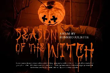 Haloween Freaky Horror Display Font