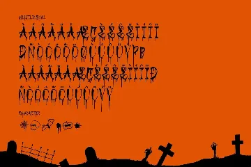 Haloween Freaky Horror Display Font