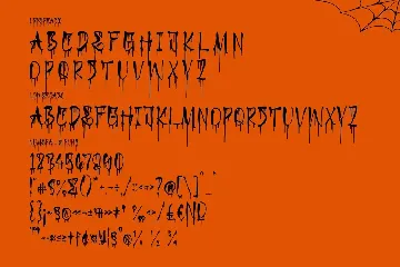 Haloween Freaky Horror Display Font