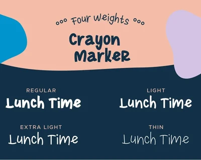 Crayon Marker Font