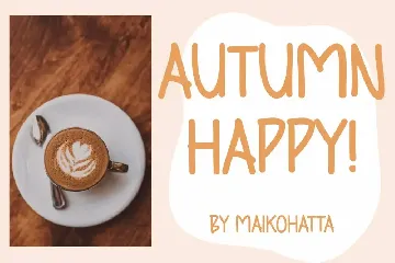 Minute Autumn - Display Autumn Font