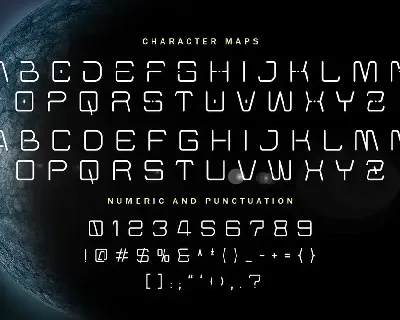 CENTURION - futuristic font