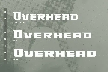 Overhead Typeface|Sport Font