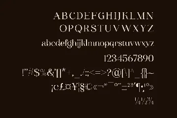 Clarine Modern Serif Font