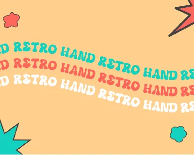 Hand Retro - A Groovy Retro Font