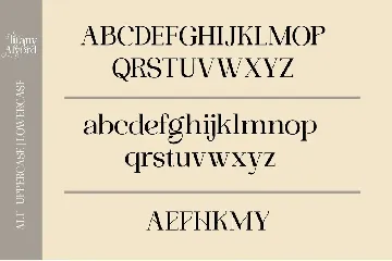 Tifany Alvord font