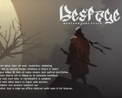 Besfage - Blackletter Font