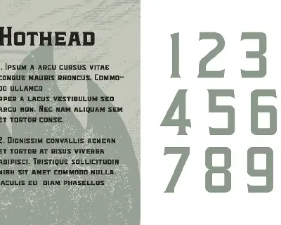 Hothead Western Font