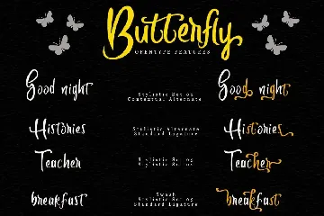 Butterfly Modern Script font