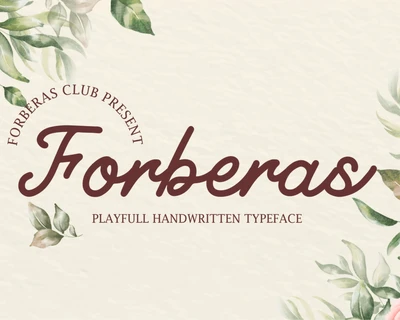Forberas font