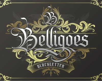 Belligoes Blackletter Font