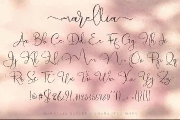 Marellia Script font