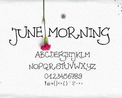 June Morning Font