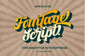 Fomtage Script font