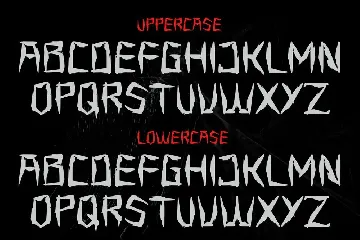 Horror Secret - Horror and Scary Font