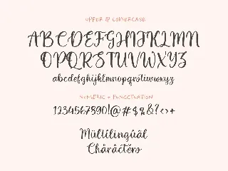 White Apricot Script Font