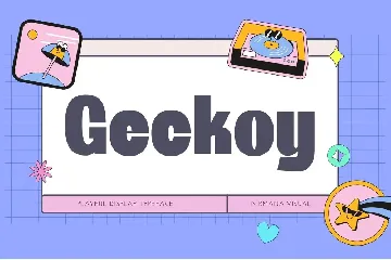 Geckoy - Retro Font