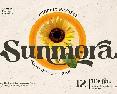 Sunmora font