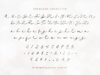Her Him - Long Handwritten Script font