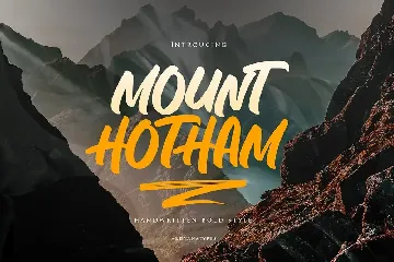 Hotham font