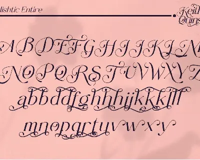 Keithna Quinsy font