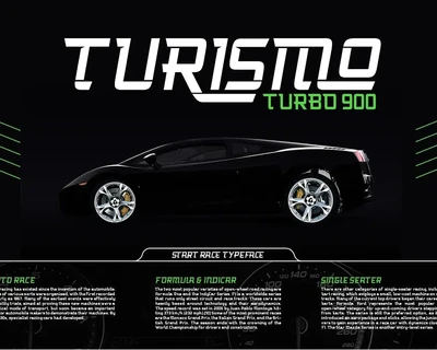 Start Race Typeface font