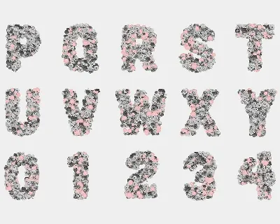 The Floral Alphabet font