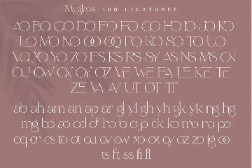 Myglaos font