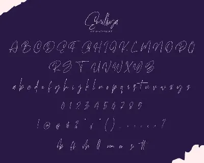 Emilliya - Modern Handwritten font