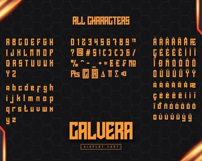 Calvera-Modern Display Font