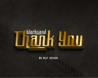 Black Sand Typeface font
