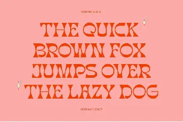 Morgan Flower - Retro Psychedelic Font