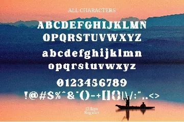 Cliken â€“ Modern Bold Serif font