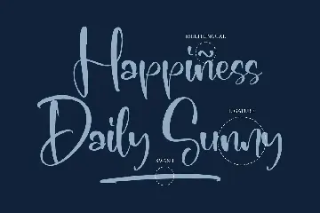 Daily Plann Handwritten Font