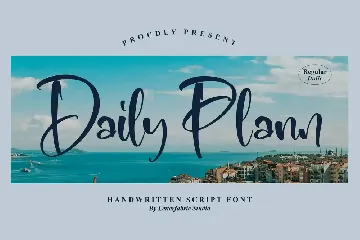 Daily Plann Handwritten Font